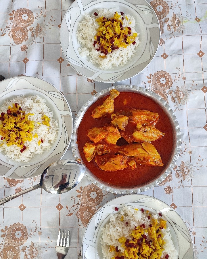 عکس زرشک پلو با مرغ