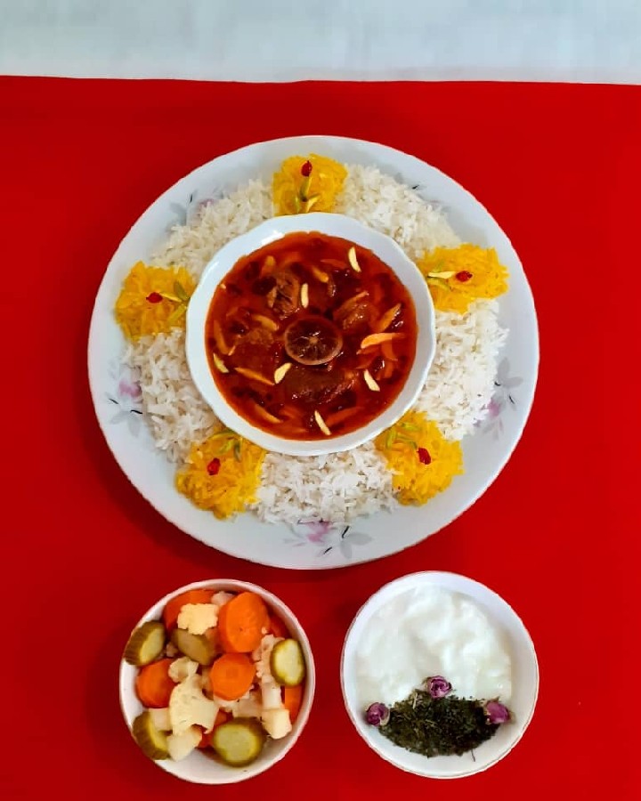 عکس خورش خلال بادام