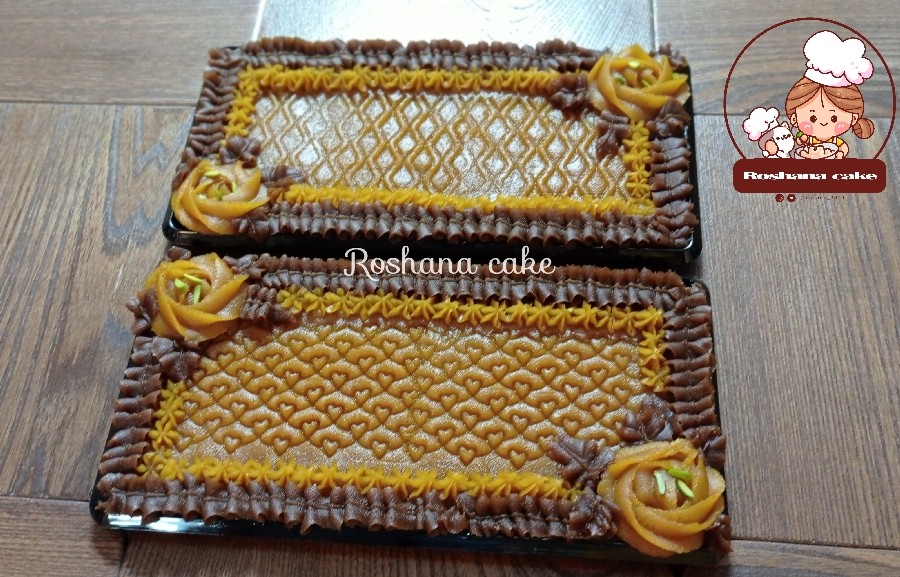عکس حلوای سه آرد 