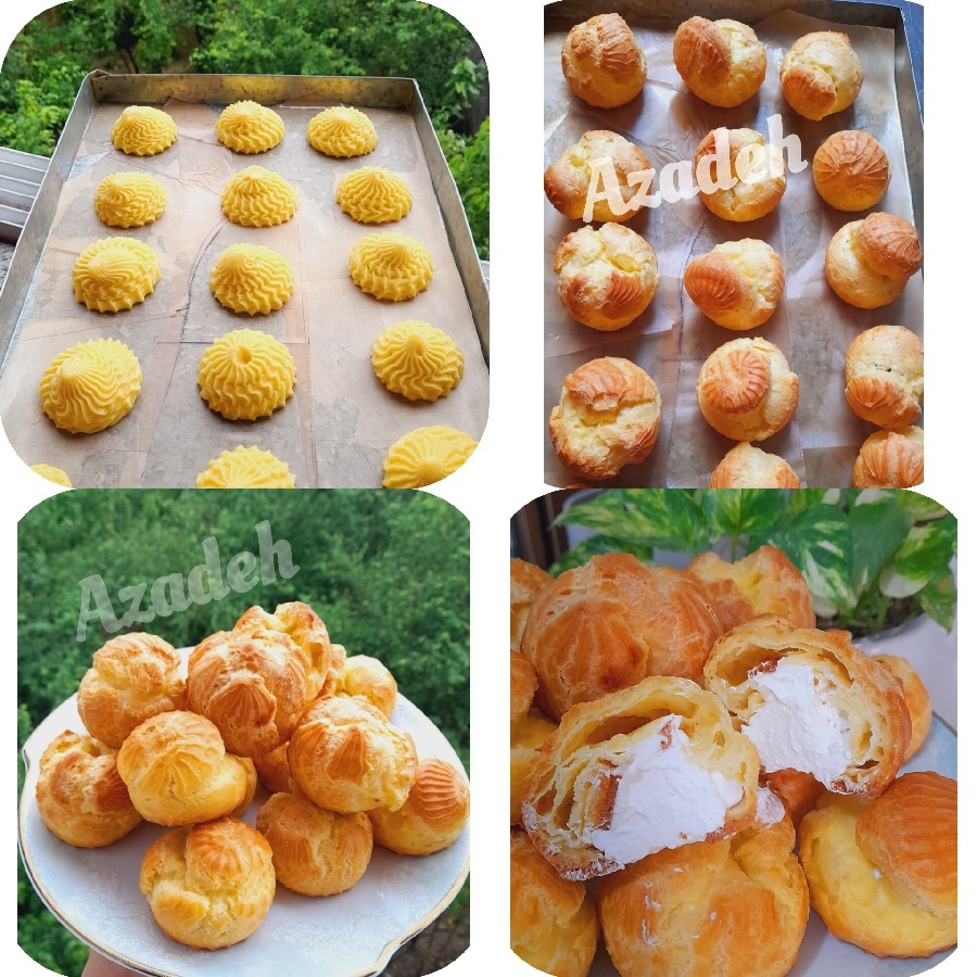 نون خامه‌ای با تنور گازی 