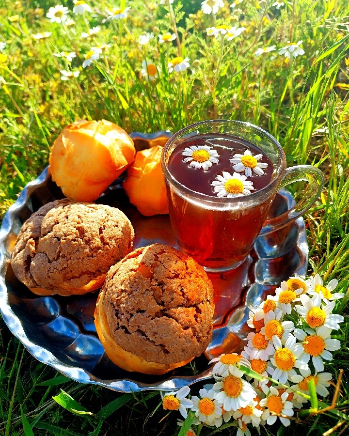 عکس نان خامه ای کراکولین