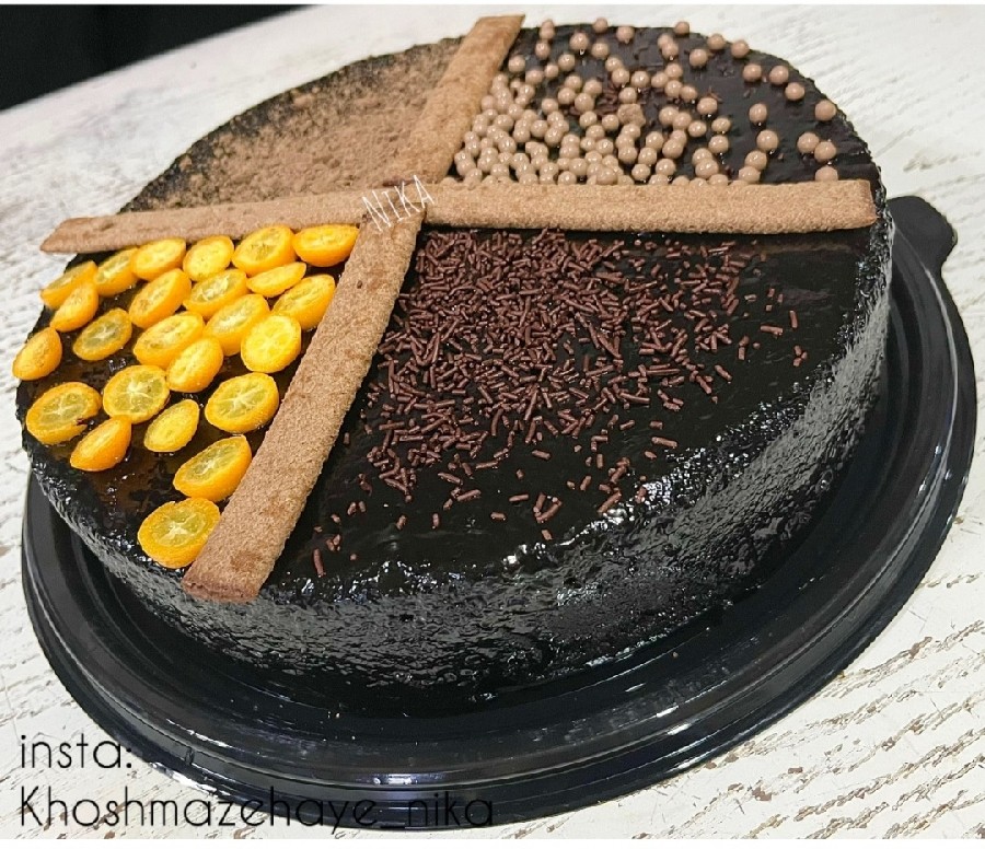 عکس #کیک_ خیس_ شکلاتی