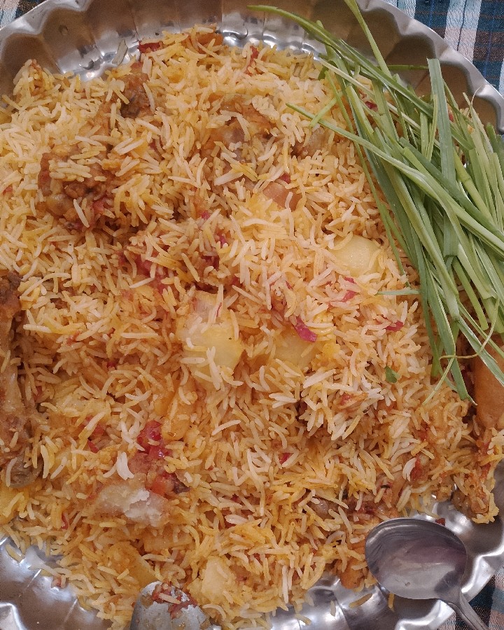 عکس بریانی بلوچی(ناهار امروز)