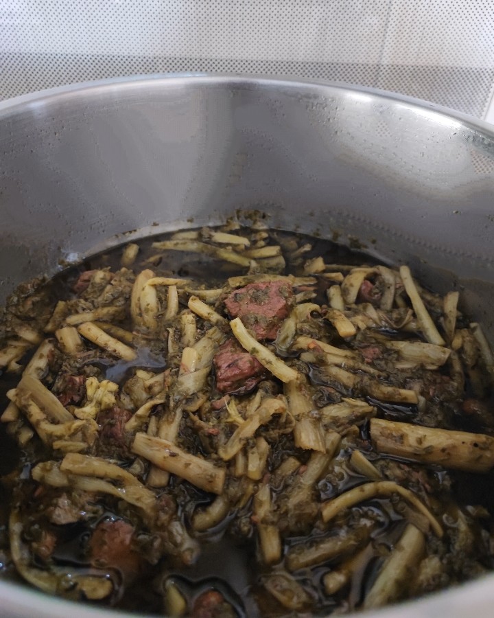 عکس خورشت کنگر 