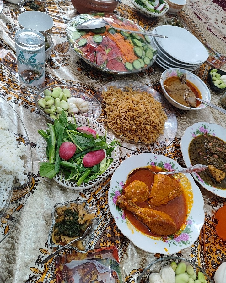 عکس سفره مهمونی