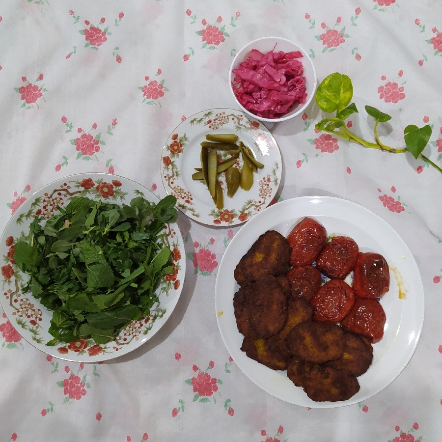 عکس کتلت گیاهی