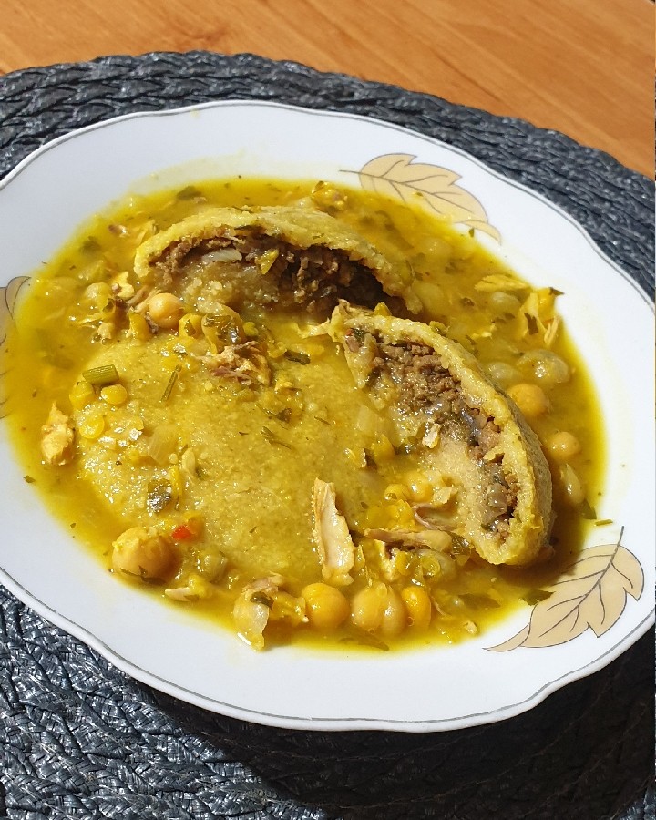 عکس کبه بلغور خورشتی (عراقی)