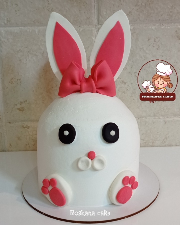 عکس کیک حجمی خرگوش