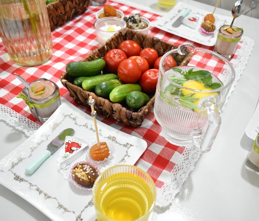 عکس چیدمان سفره افطار