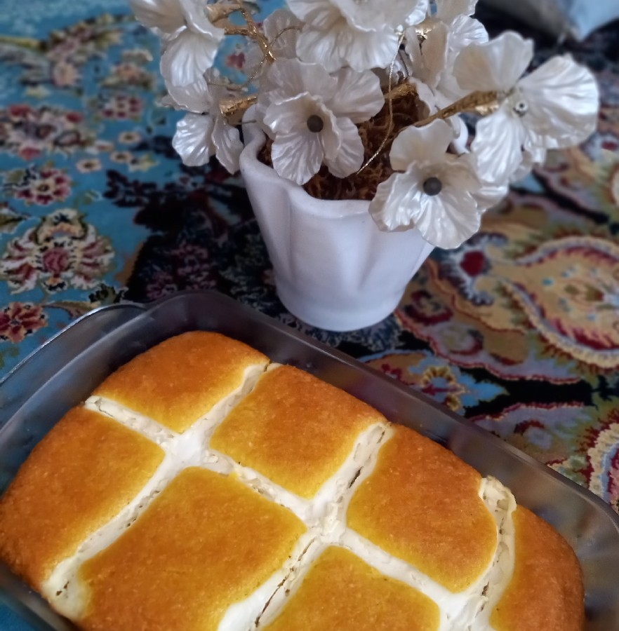 عکس کیک بسبوسه بدون پنیر