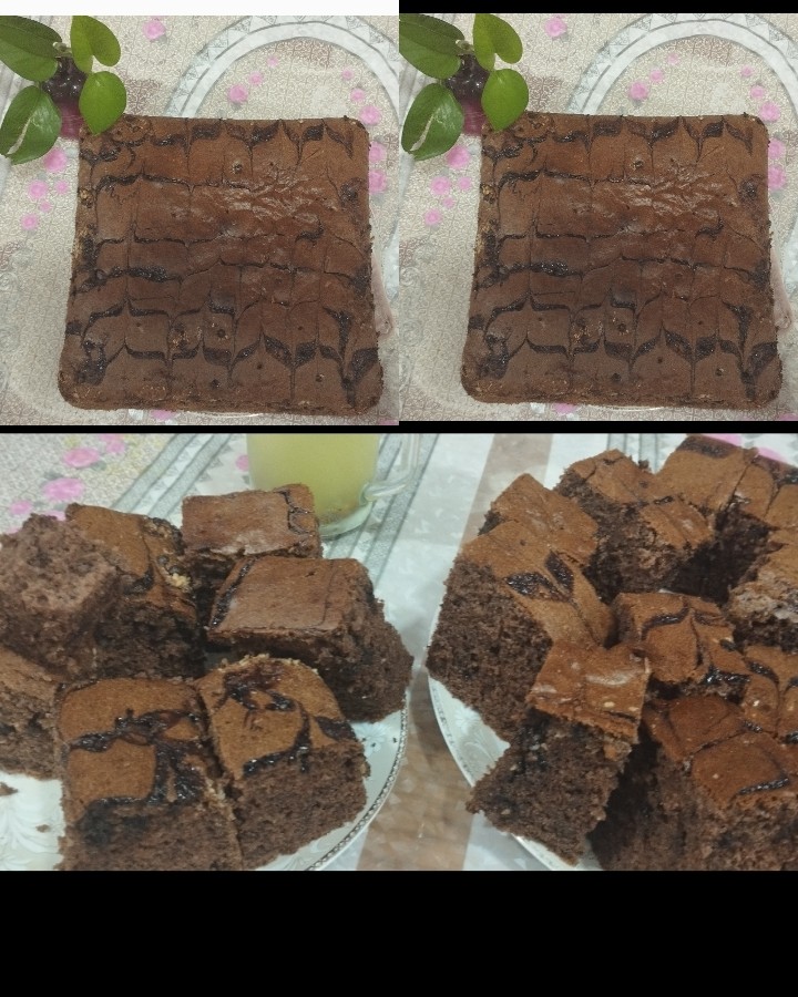عکس  کیک کاکائویی 