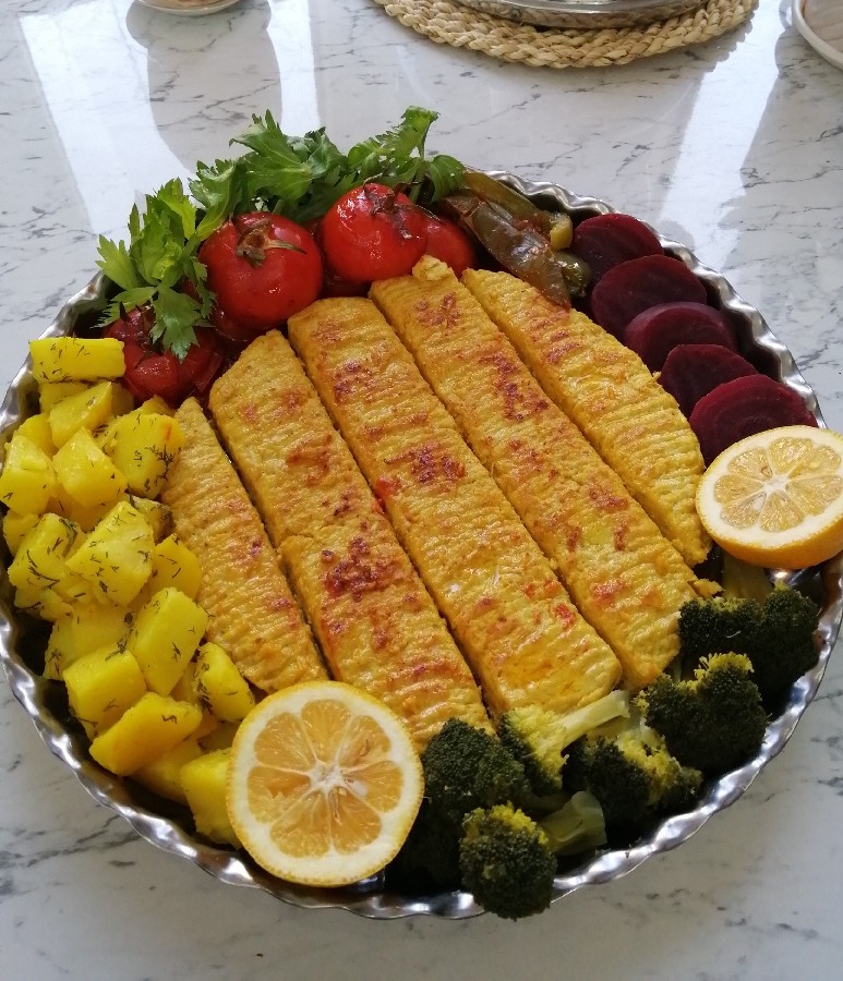 عکس کباب تابه ای مرغ