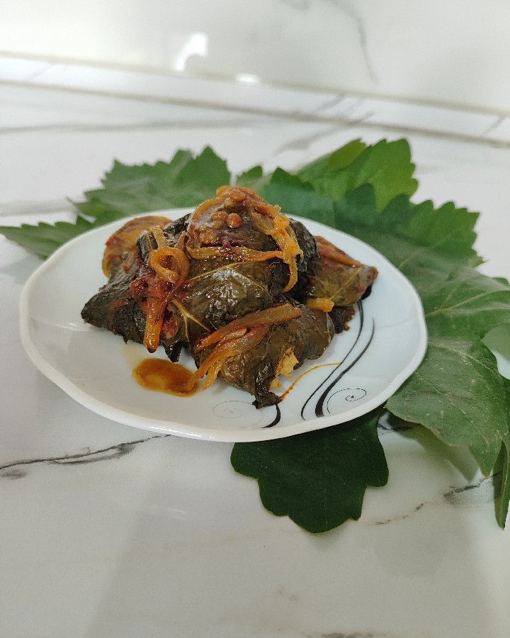عکس دلمه برگ مو#