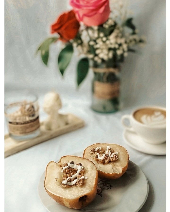 عکس دسر گلابی