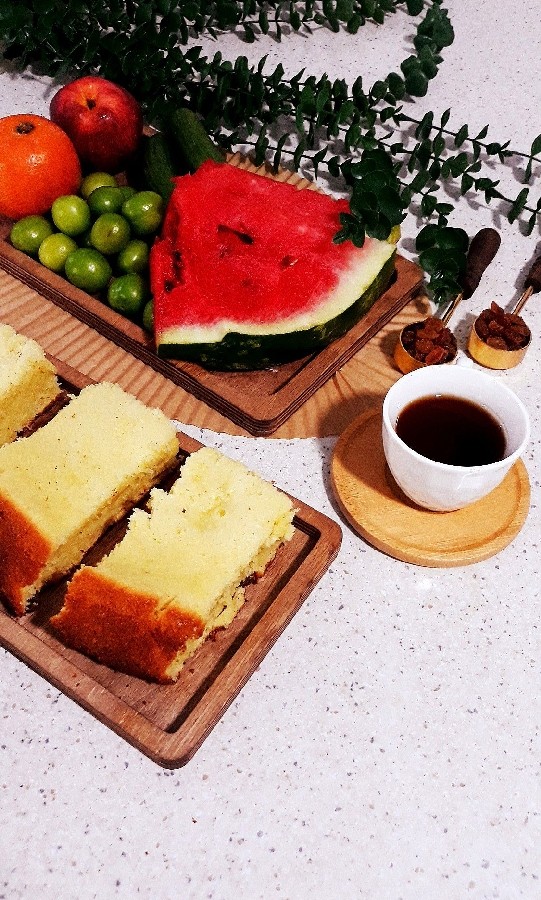عکس کیک پرتقالی