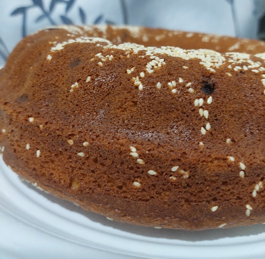 عکس کیک عصرانه با شکر قهوه ای