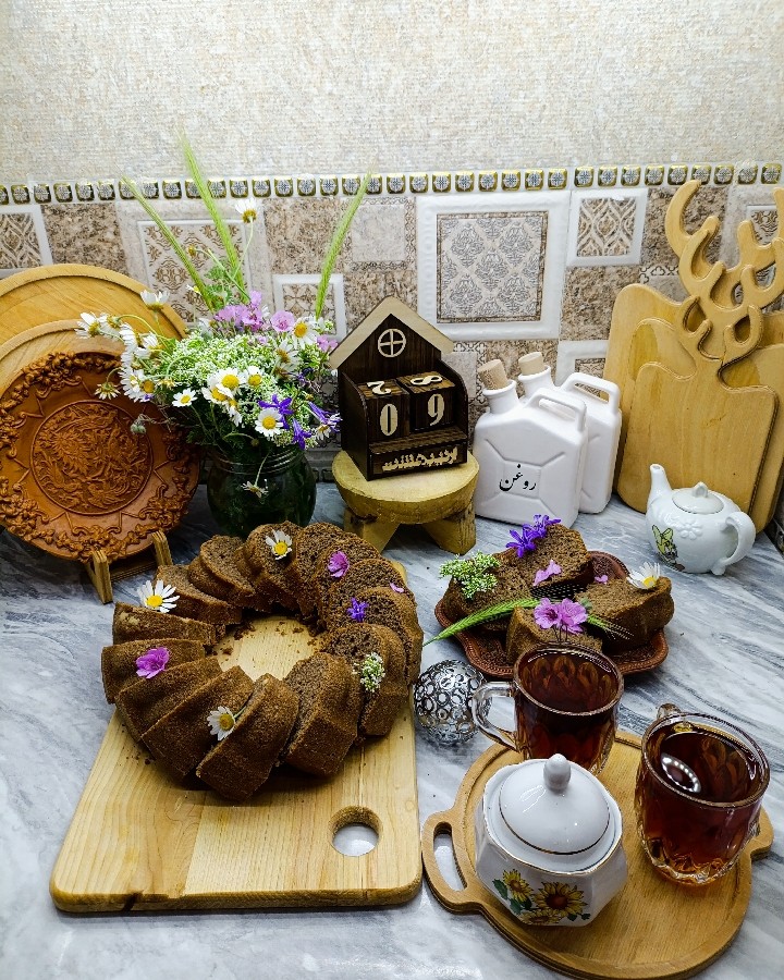 عکس کیک کاکائویی 