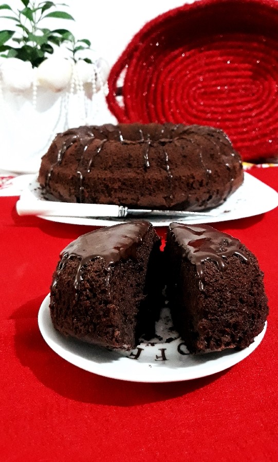 عکس کیک شکلاتی ساده