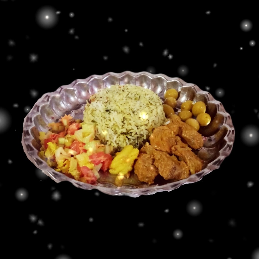 عکس شویدپلو با گوشت