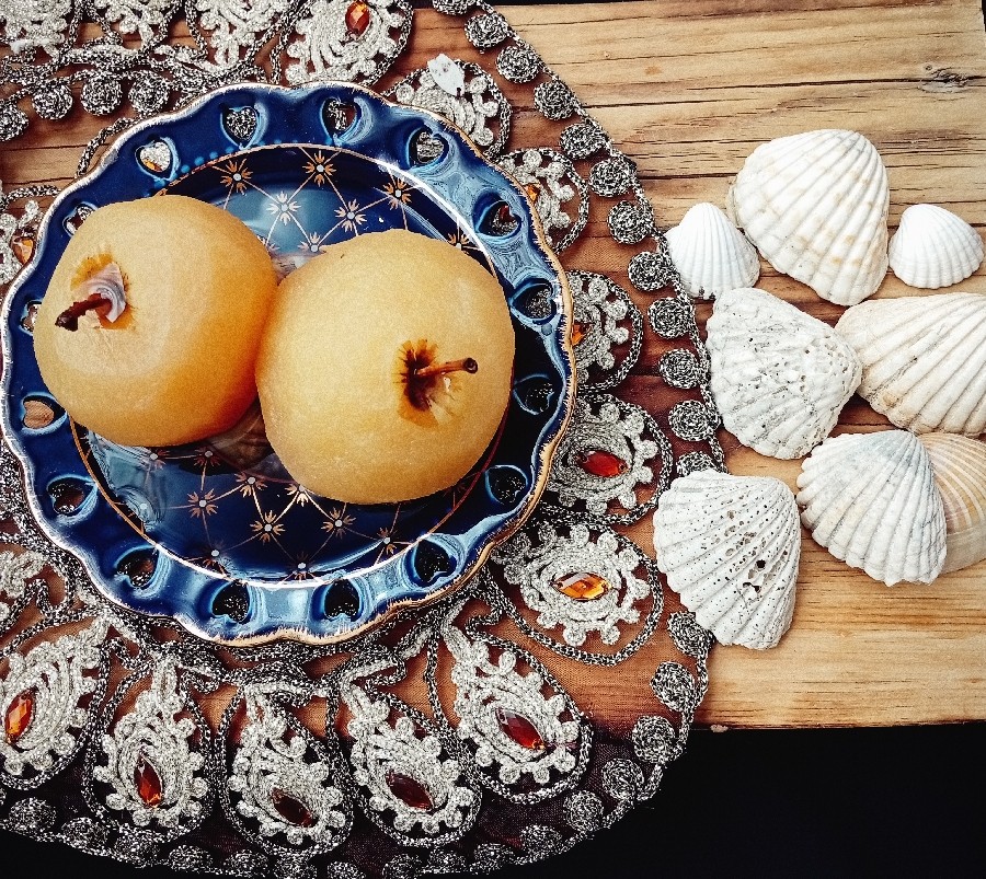 عکس کمپوت سیب