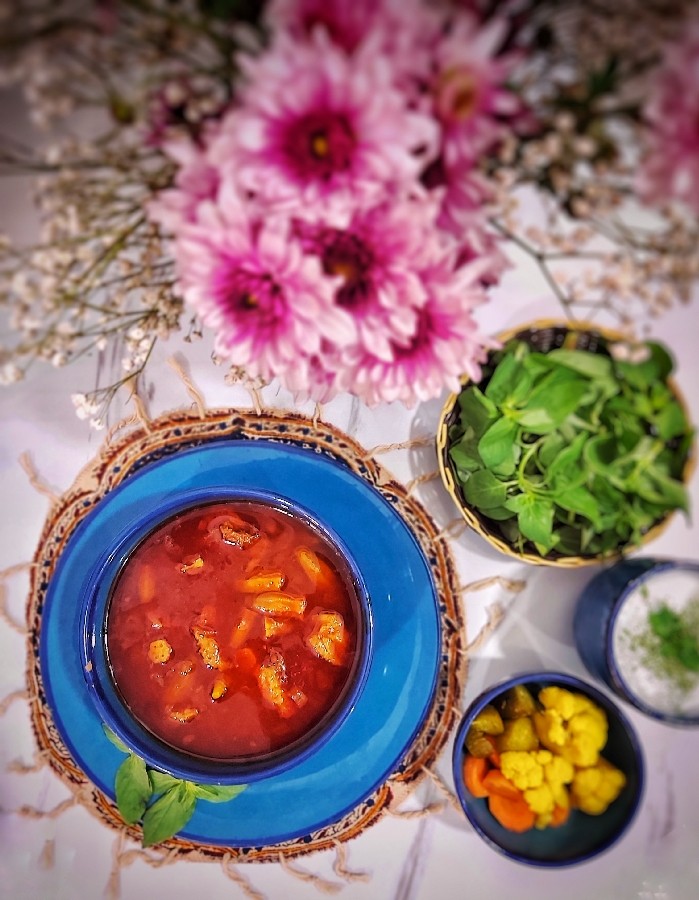 عکس خورشت بامیه