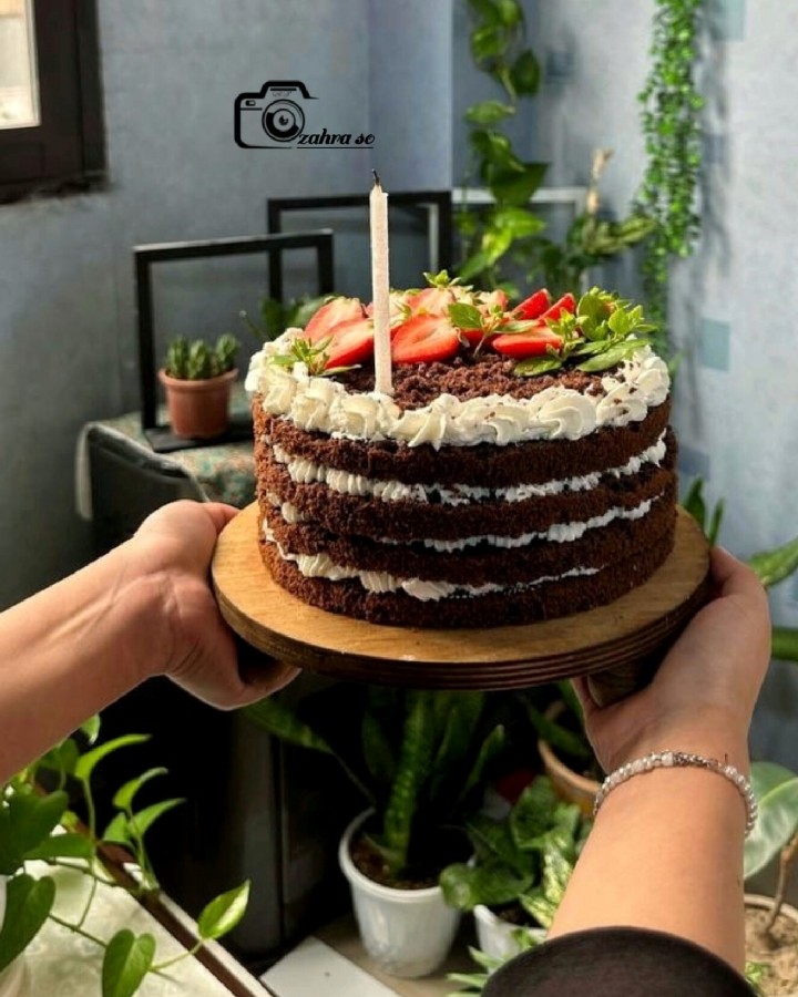 عکس کیک شکلاتی