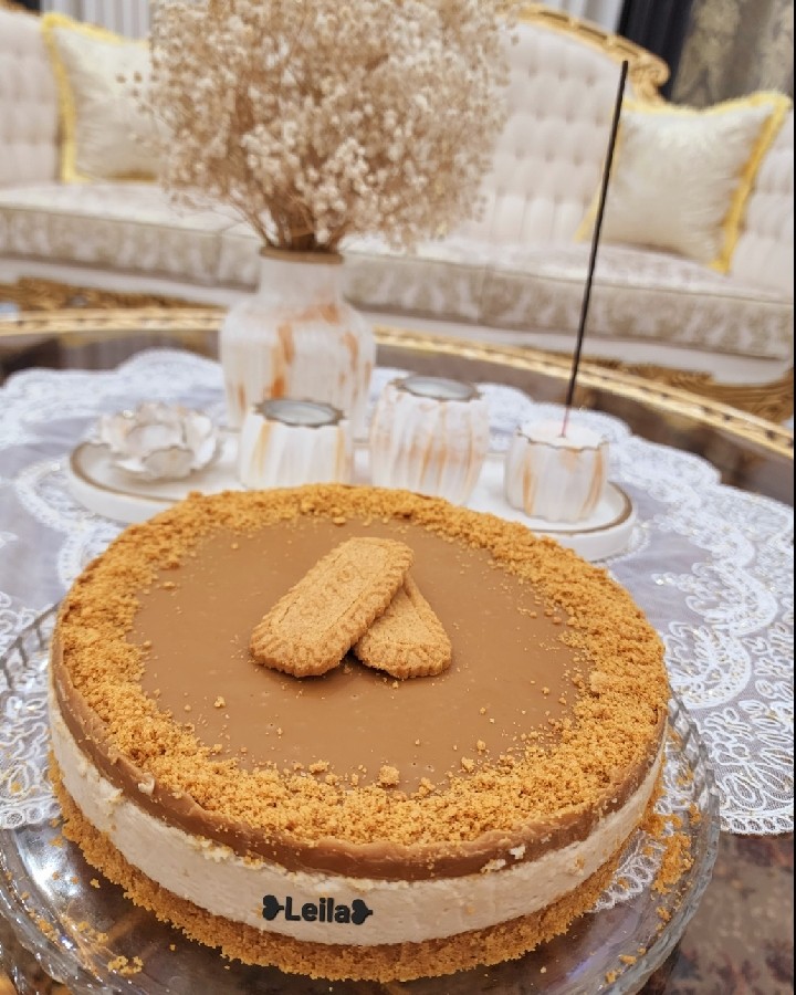 عکس چیز کیک لوتوس