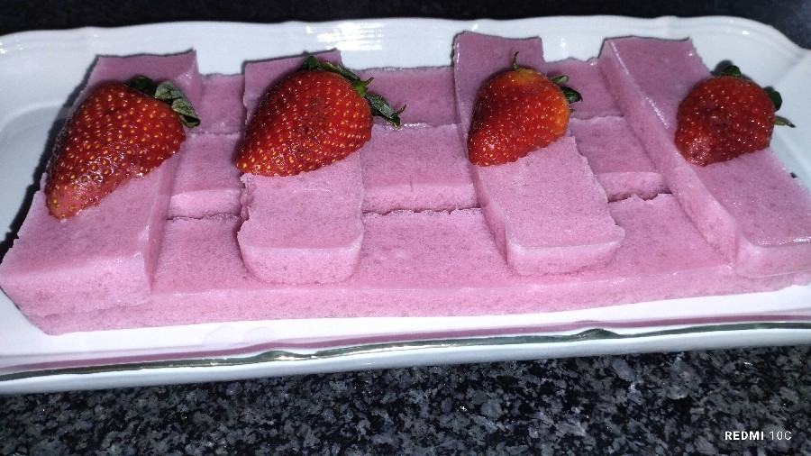عکس ژله با شیر 
