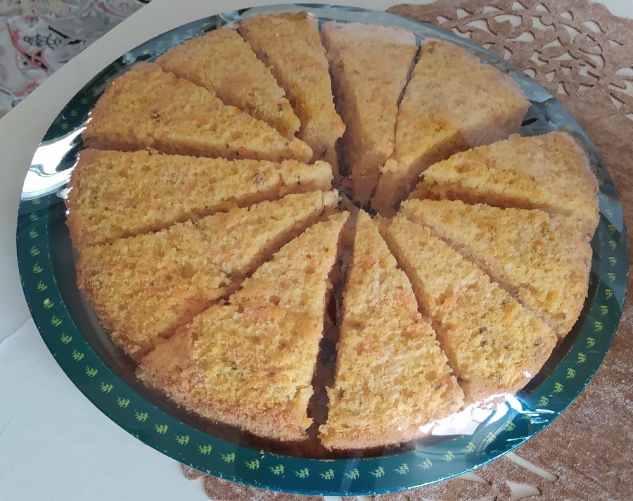 عکس کیک هویج گردو