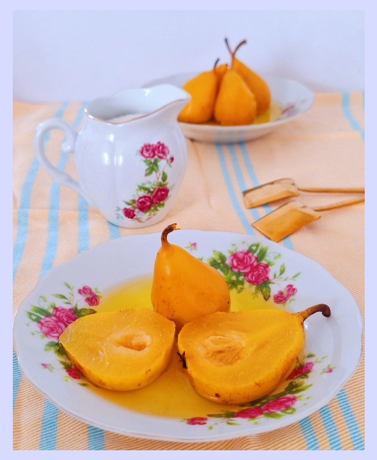 عکس کمپوت گلابی