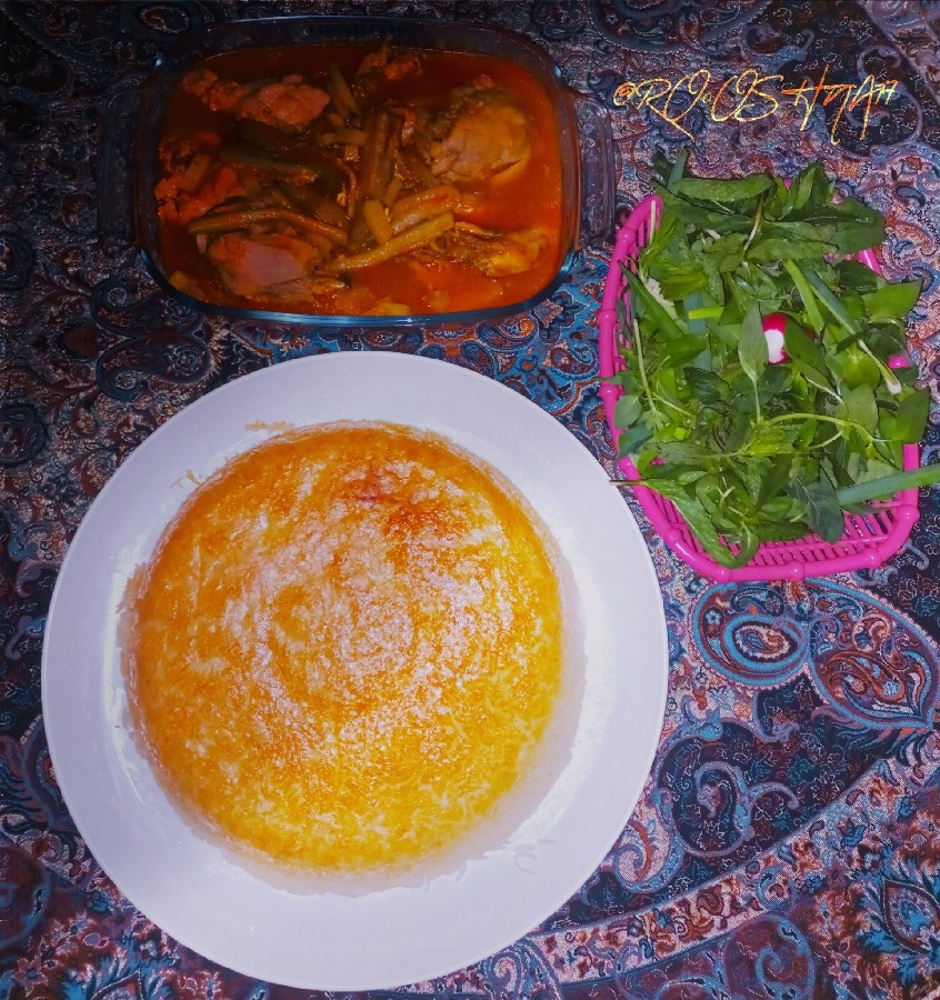 عکس خورشت کنگر❁