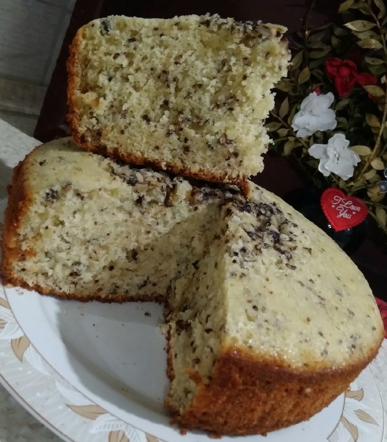 عکس کیک گردو