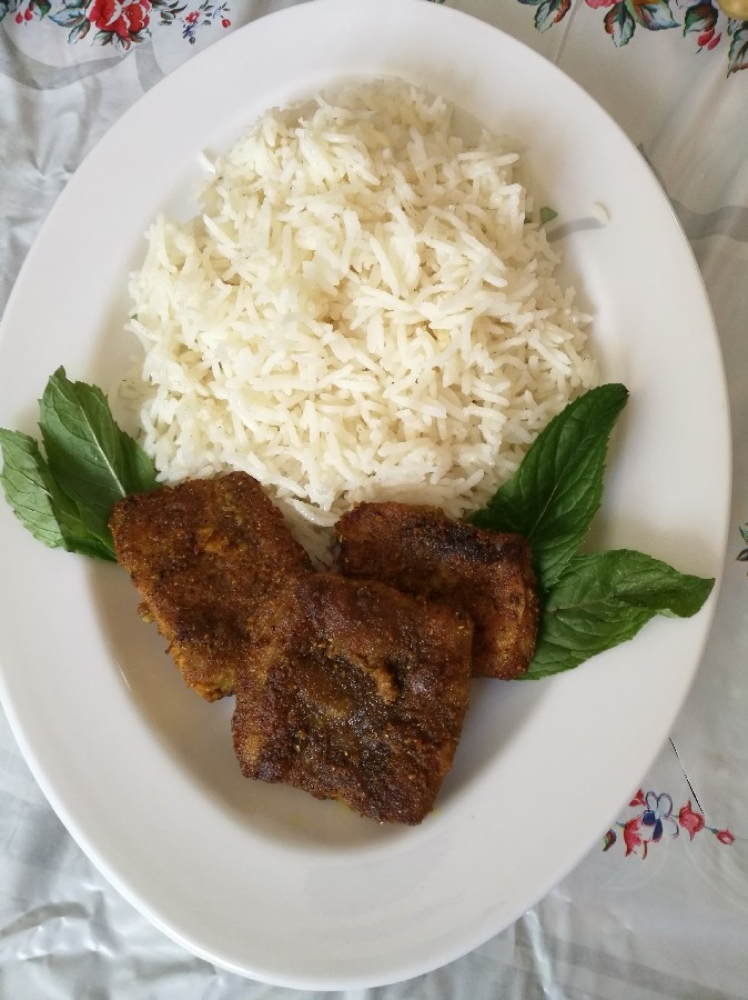 عکس ماهی سرخ شده