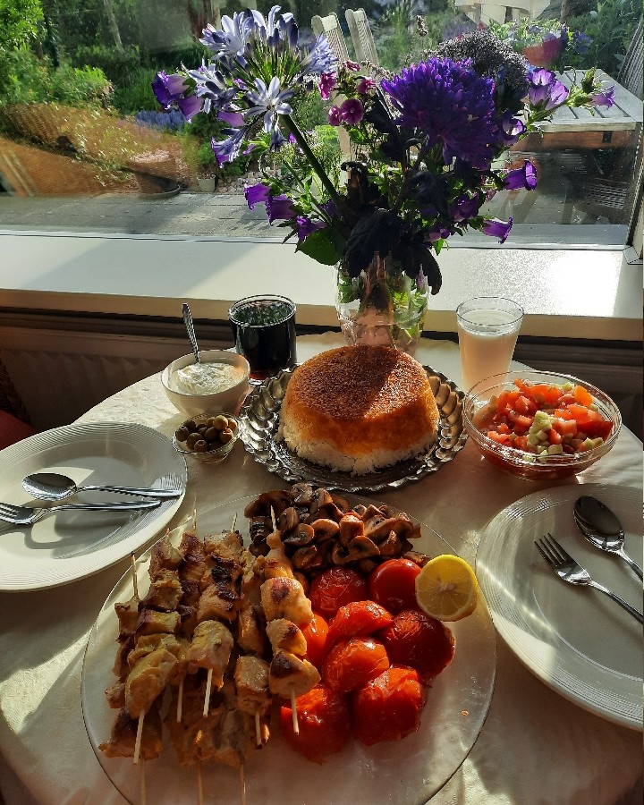 عکس جوجه کباب تابه ای