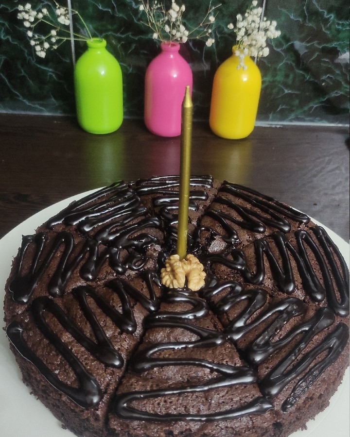 عکس کیک شکلاتی