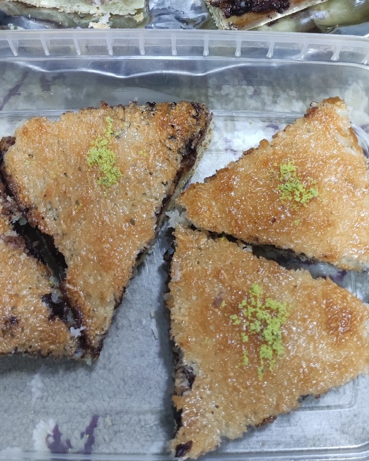 عکس نان نارگیل شکلات 