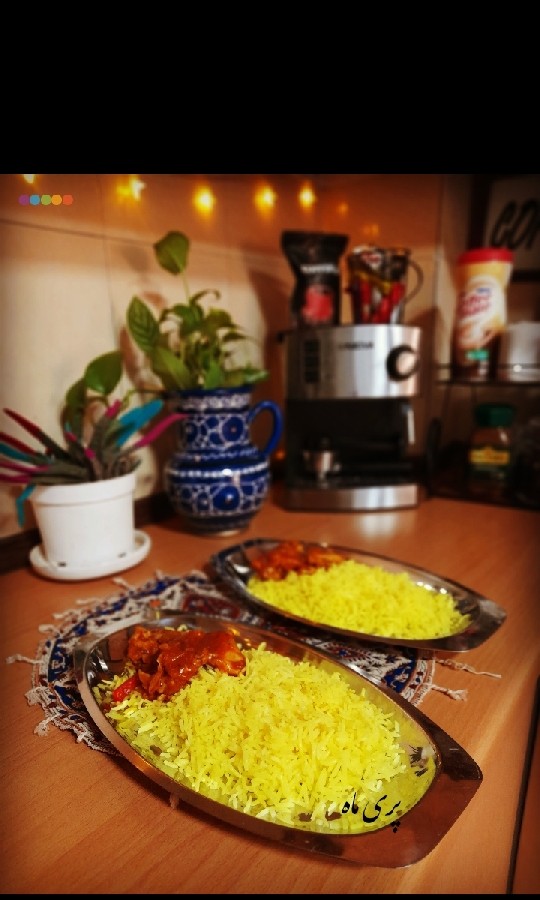 عکس برنج و مرغ
