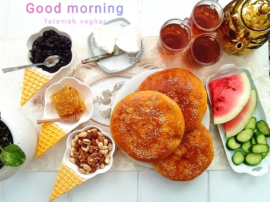 عکس فطیر صبحانه