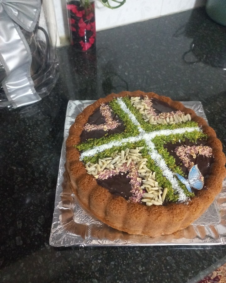 عکس کیک نسکافه