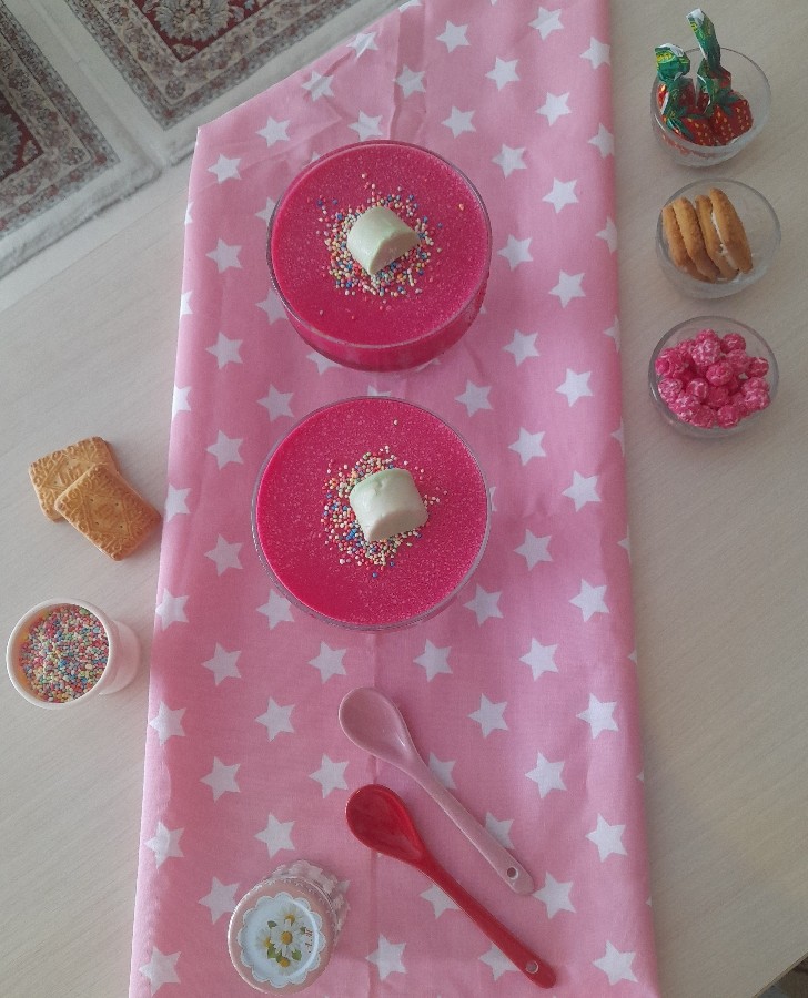 عکس ژله بستنی توت فرنگی??
