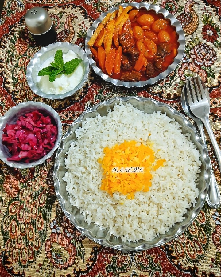 عکس خورشت آلو هویج