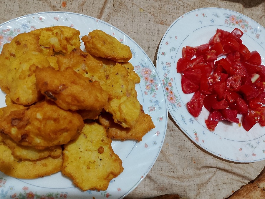 عکس کوکو سیب زمینی(شام ساده سفره امون)