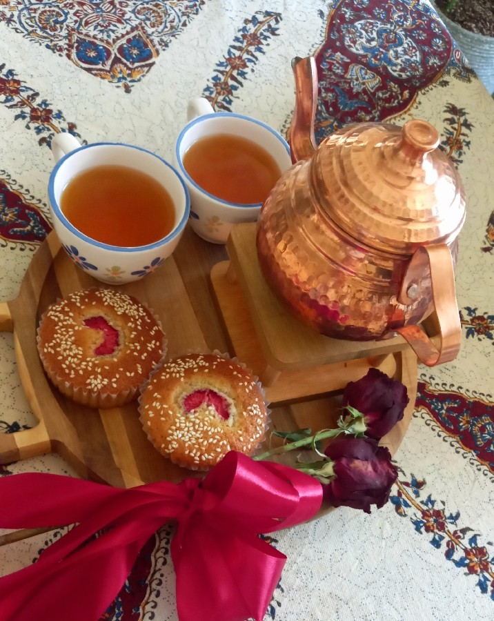 عکس کیک توتفرنگی