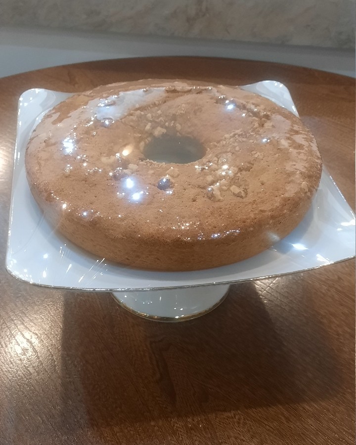 عکس کیک هویچ و گردو