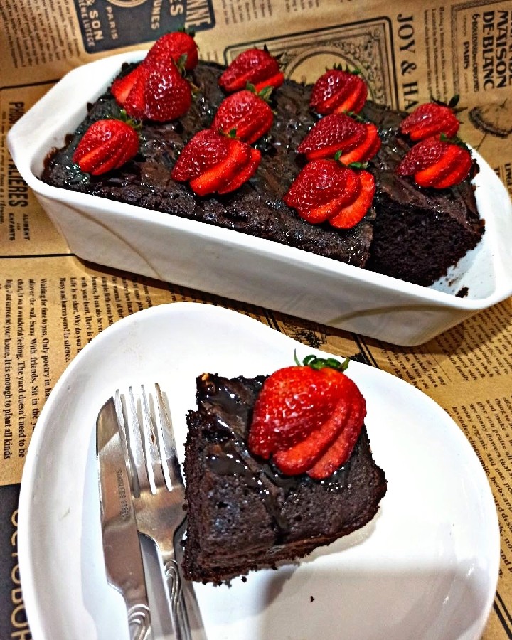 عکس کیک شکلاتی