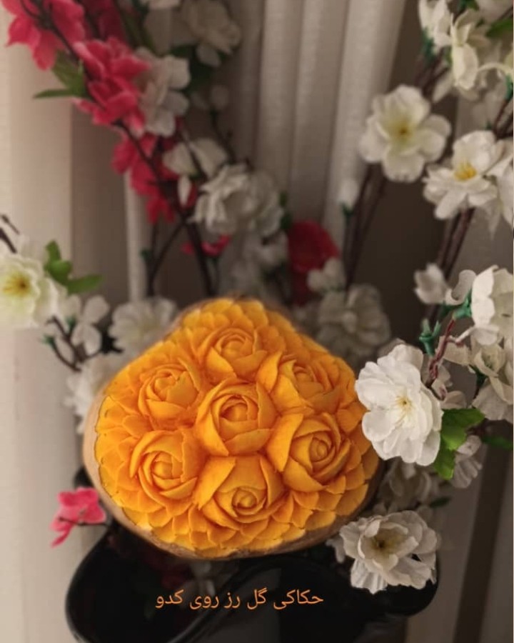 عکس حکاکی کدو