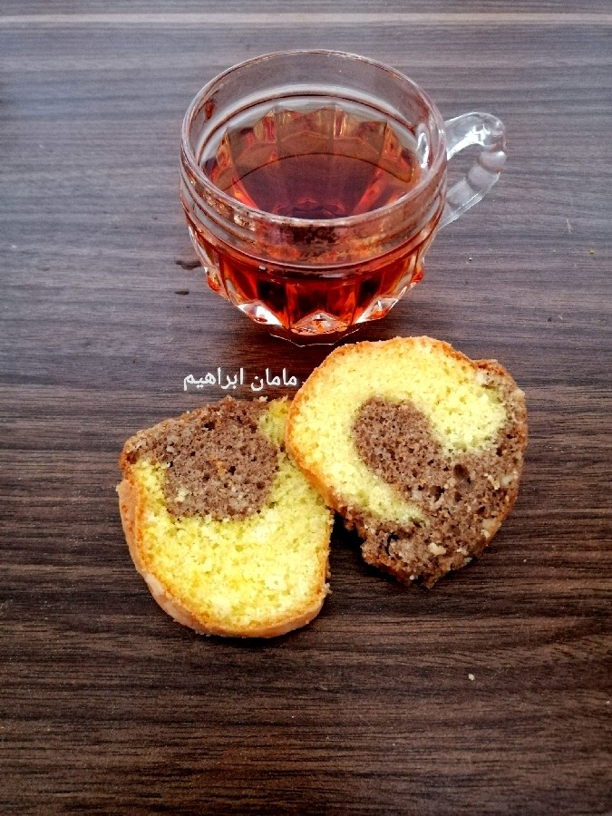 عکس کیک دورنگ 