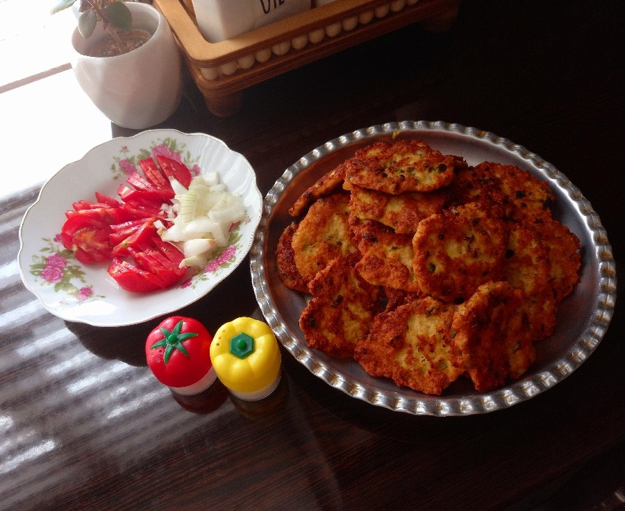 عکس کوکوی مرغ و پنیر