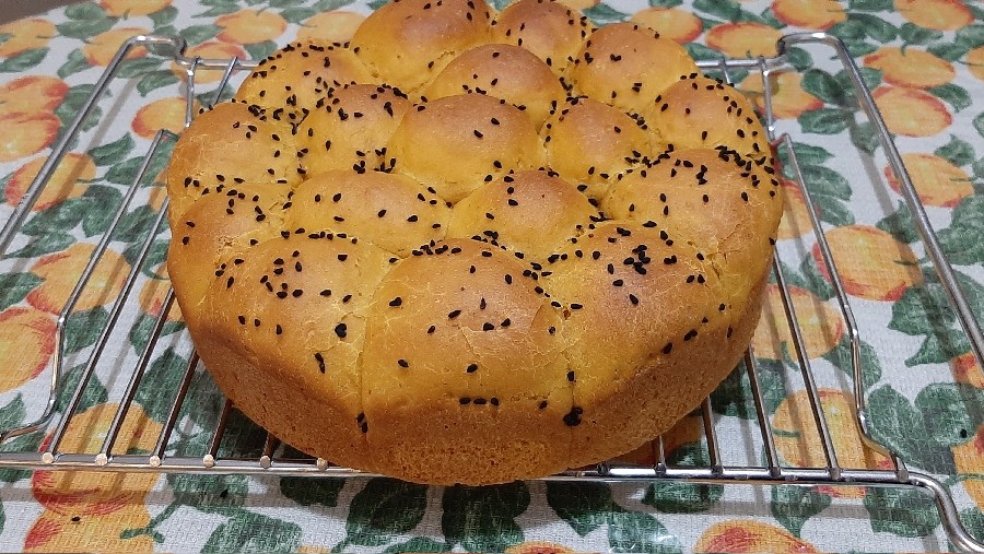عکس نان کدو لانه زنبوری