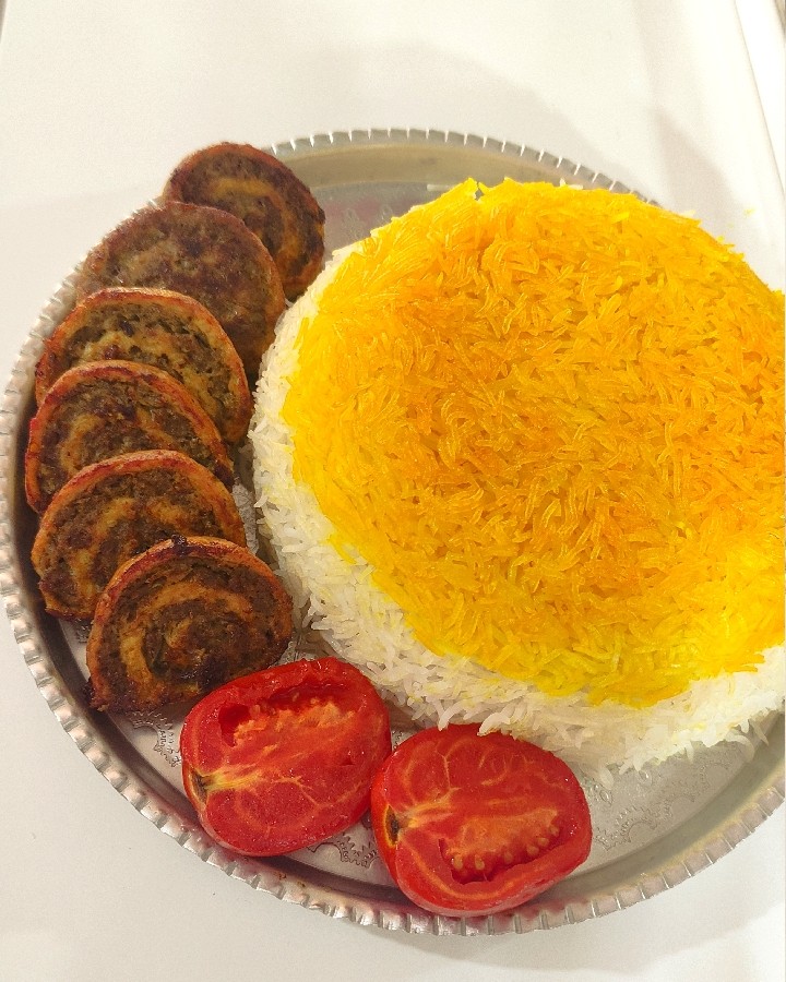 عکس رولت گوشت و مرغ 